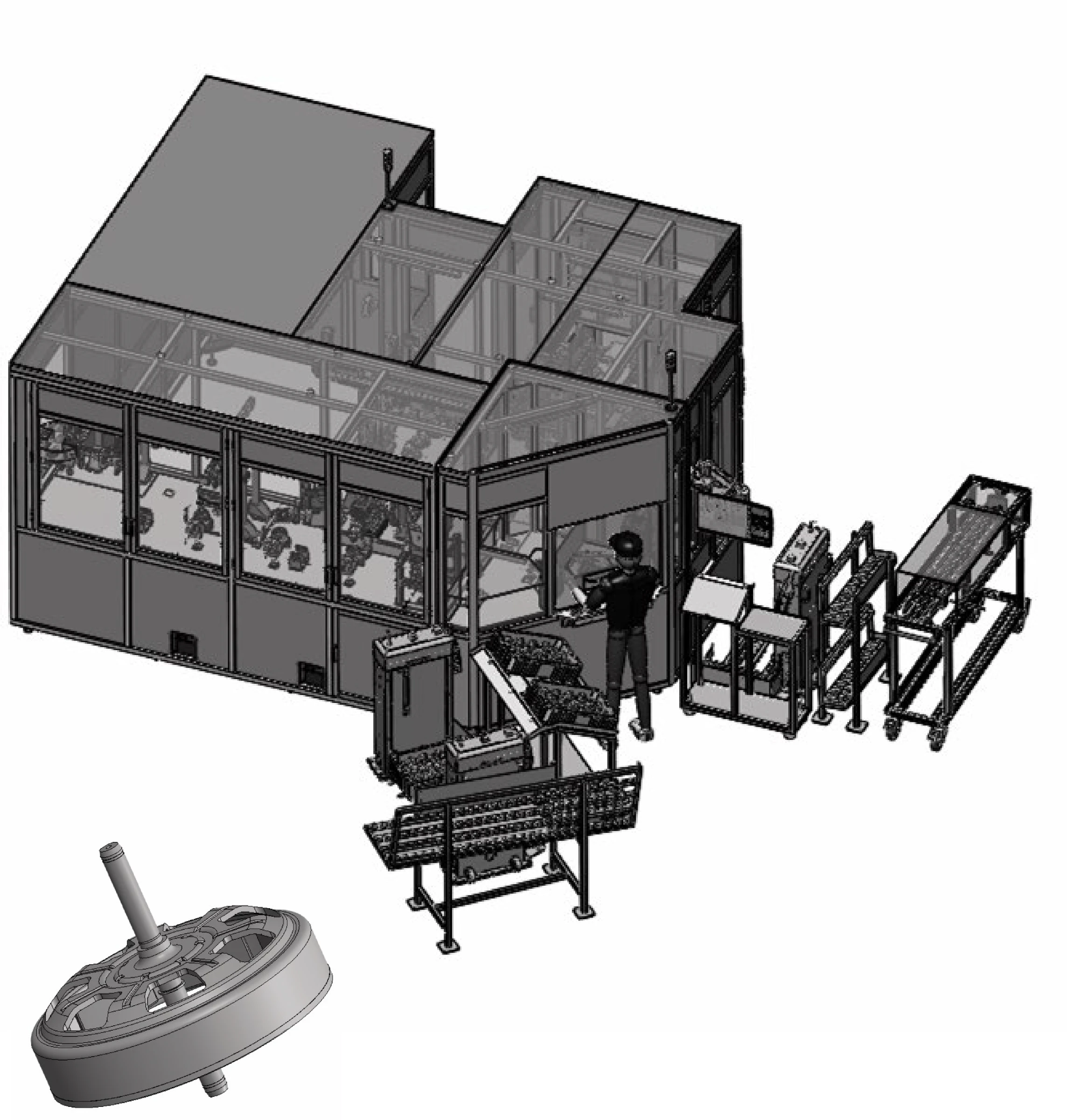 Rotor production line